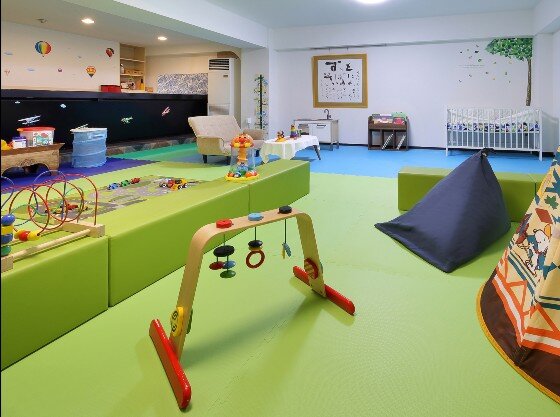 無料のキッズスペース「よちよち」は、この規模の旅館では、ちょっと珍しい広さ20畳！