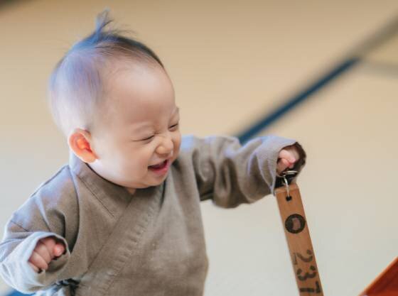 お子様用に、可愛い作務衣をご用意