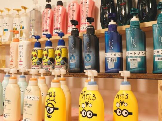 シャンプーバーではお子様向けのシャンプーもご用意しております