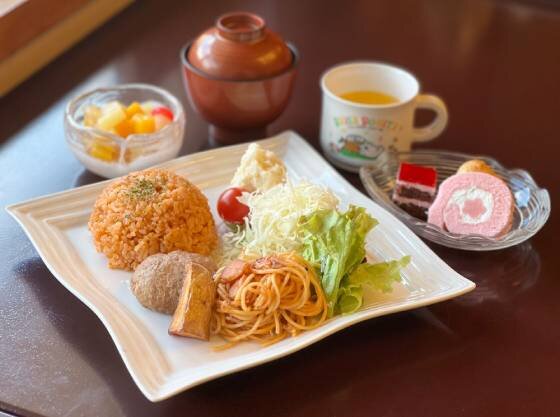 幼児のお客様のご夕食イメージ（写真はイメージです。内容は季節や食材入荷状況により変更いたします）