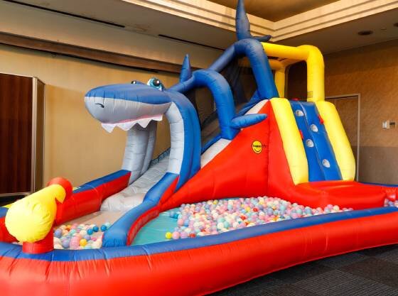 キッズルームには大きなボールプールもございます。