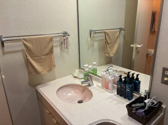 洗面所もお部屋にございます。