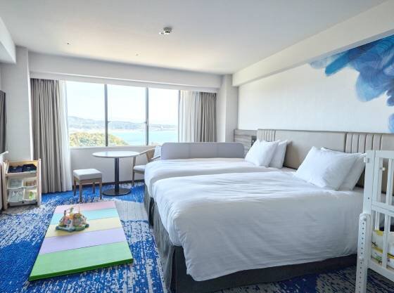 ファミリースーペリアツインオーシャンビュー客室イメージ