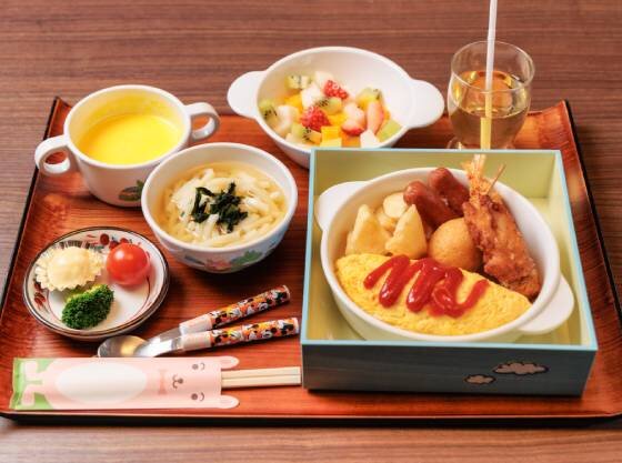 お部屋食のお子様プレート