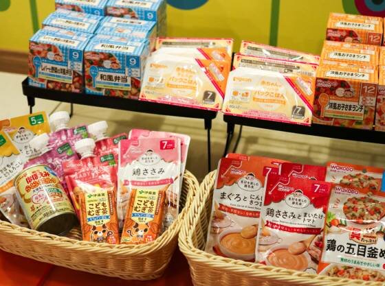 赤ちゃんにうれしい離乳食をお夕食会場にご用意 